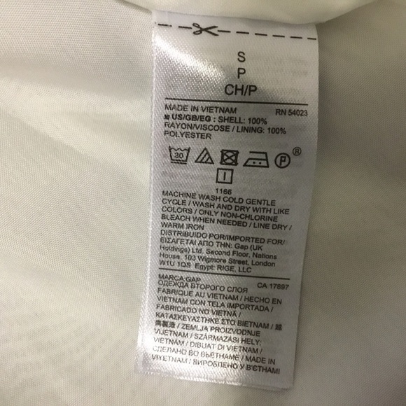 GAP Chevron Print Sleeveless Tie Waist Dress. - Picture 13 of 13